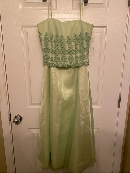 Dave & Johnny Dresses & Skirts - Dave & Johnny Light Green Lace Bodice Maxi Dress